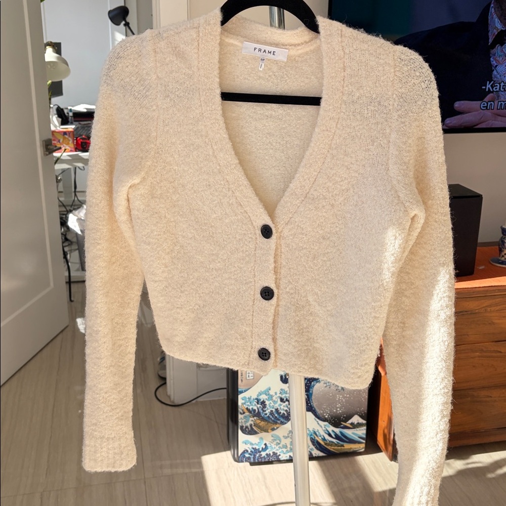 Frame Cardigan white - Picture 2 of 3